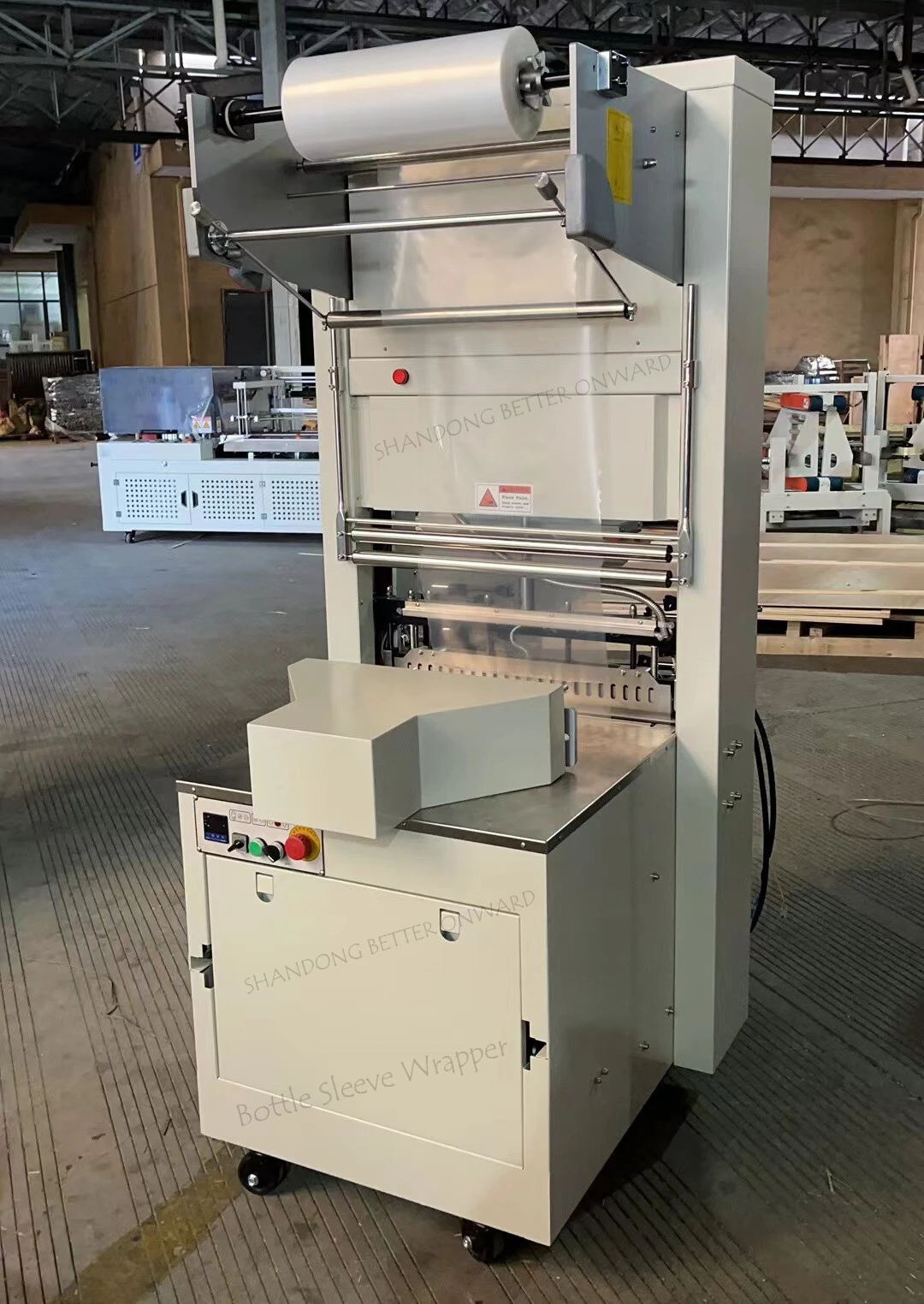 BZJ5038B & BSE5040A Semi-automatic Plastic Film Sleeve Wrapper and ...