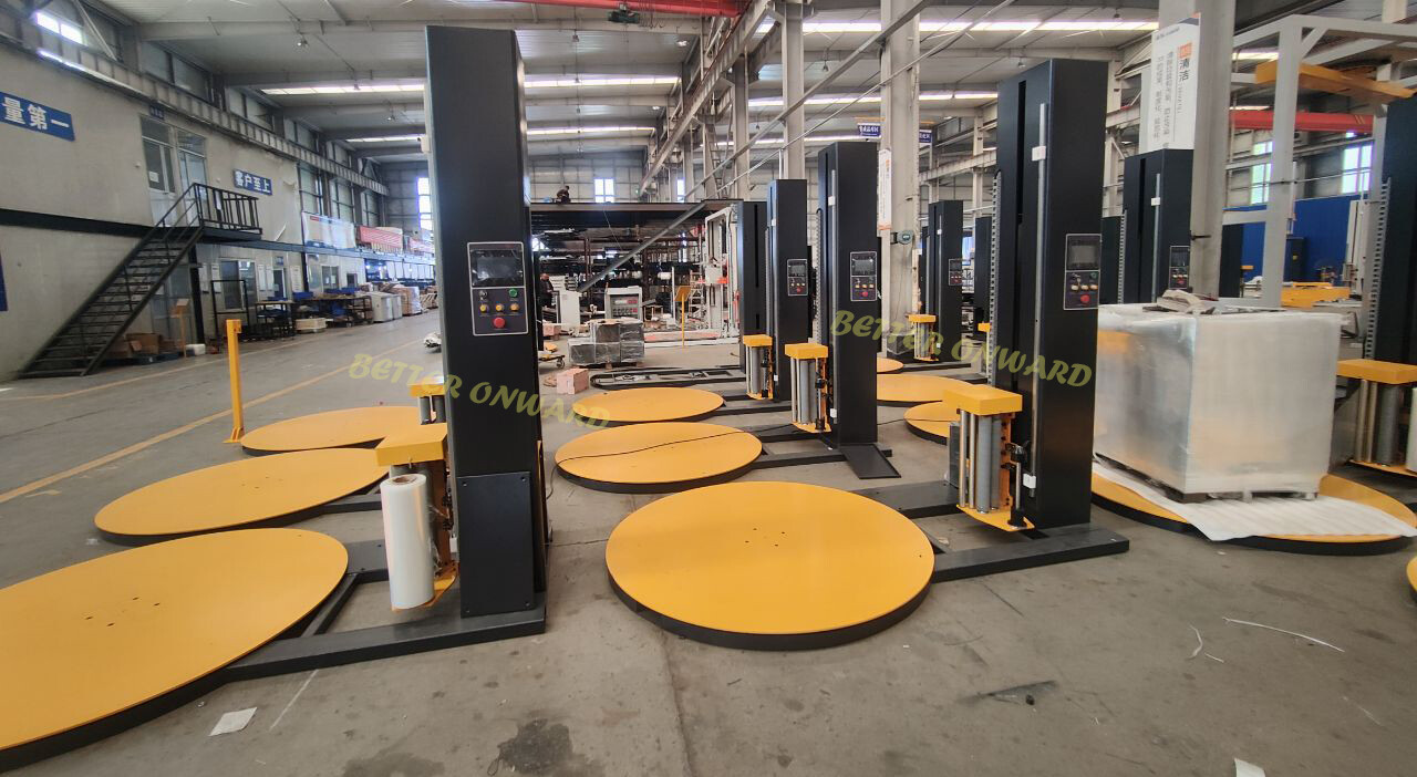 TP1650F-L Automatic Pallet Pre-Stretch Wrapping Machine for Protecting Goods