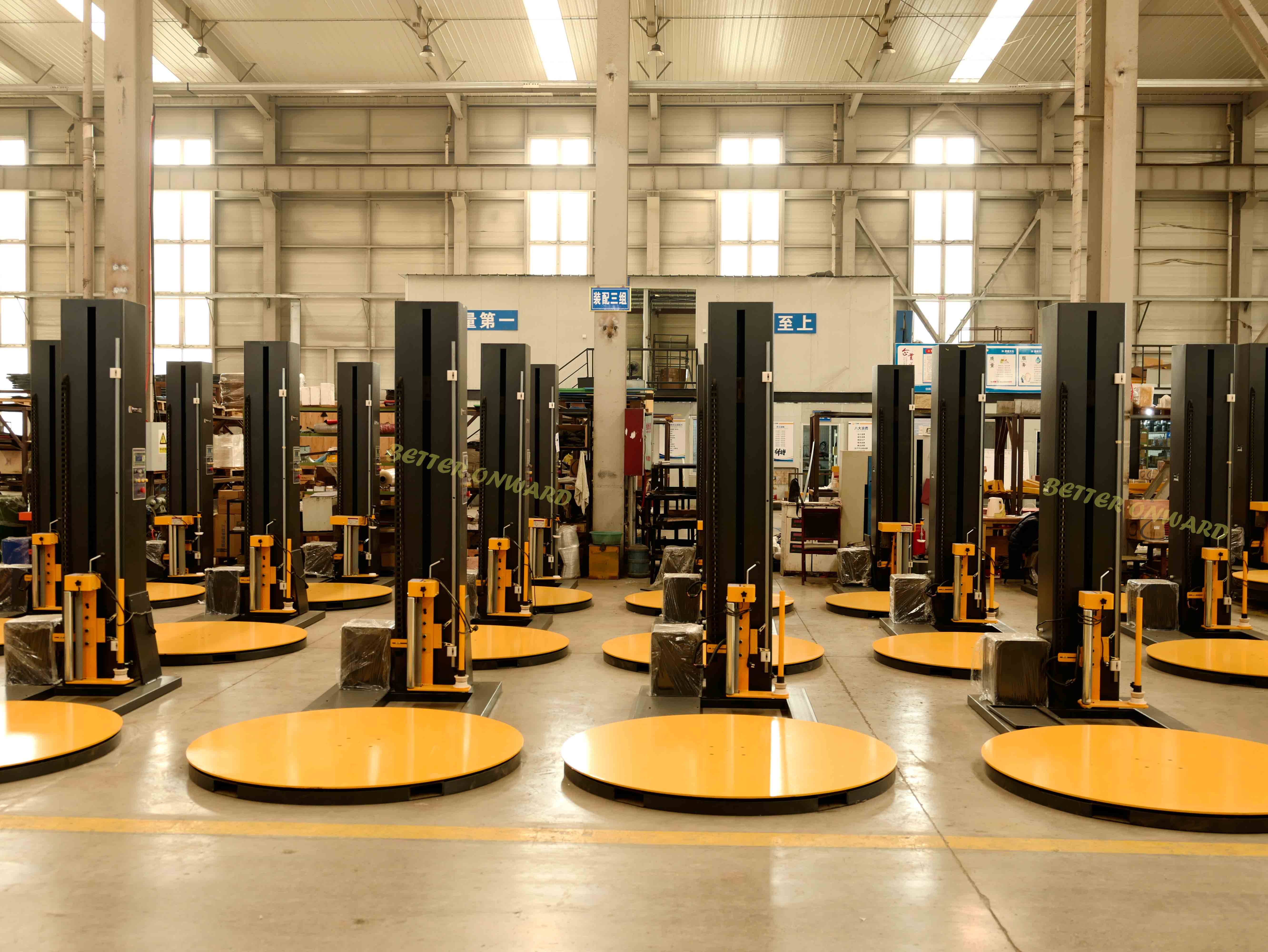 TP1650F-L Automatic Pallet Pre-Stretch Wrapping Machine for Protecting Goods