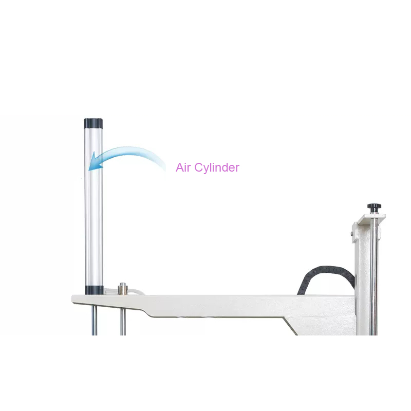 DBC800S Semi-automatic Stretch Film Cartons Wrapping Machine with air Cylinder Pressing Plate