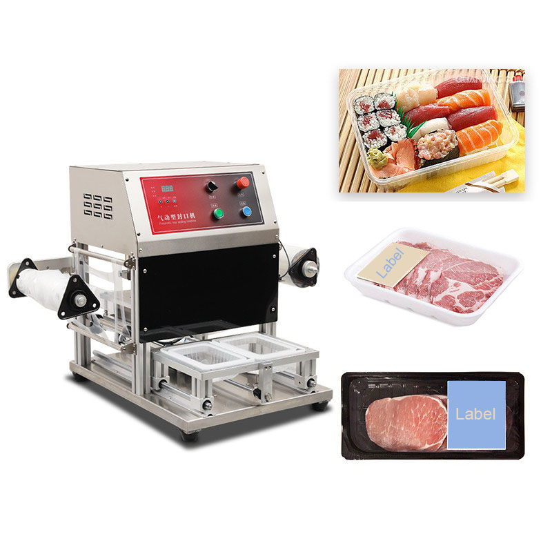 Factory Sale QF430T-S Prepared Meals Cooked Food One Cycle Four Trays Sealing Machine 