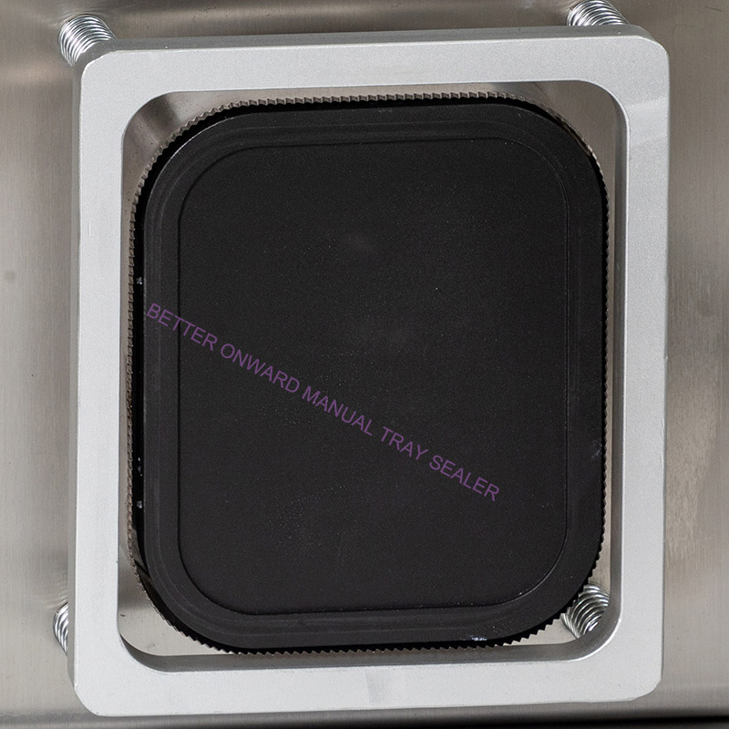 DS-4 304 Stainless Steel Manual Ready Meal Food Plastic Tray Aluminum Foil Container Sealing Packing Machine