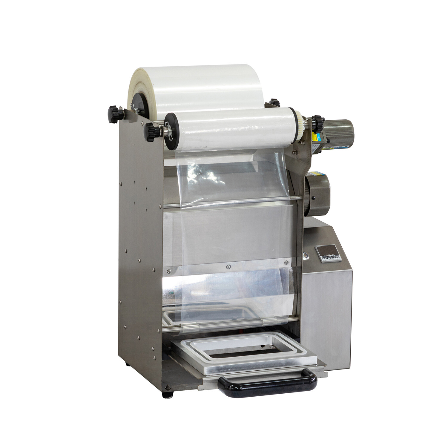 DJT-250 Food Packaging Machine Stainless Steel Semi-Automatic Plastic Container Box Tray Sealing Machine