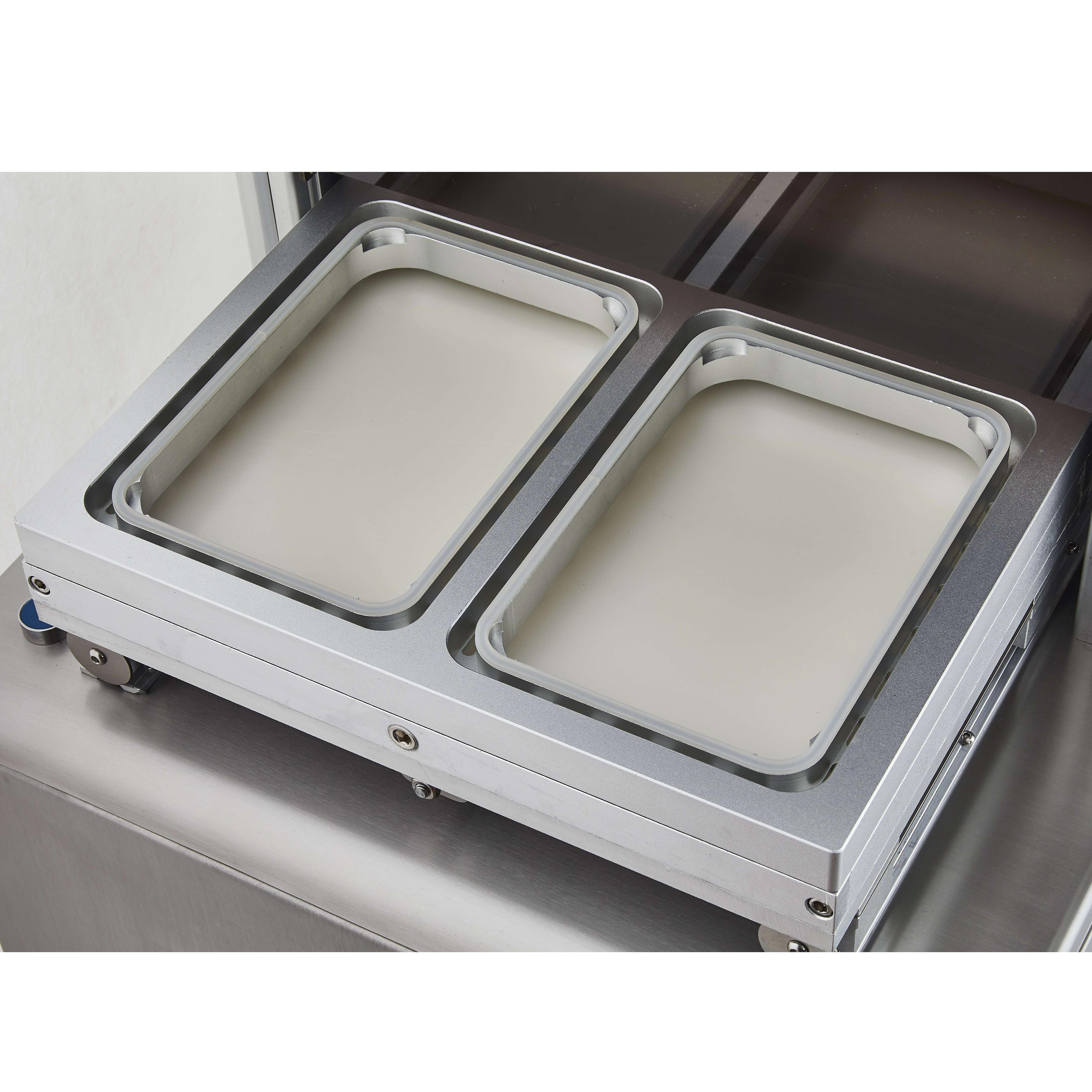 DJL-330VS Semi-automatic Cooked Food Skin Vacuum Packing Machine Ready Meal Vacuum Skin Packaging Tray Sealer Machine