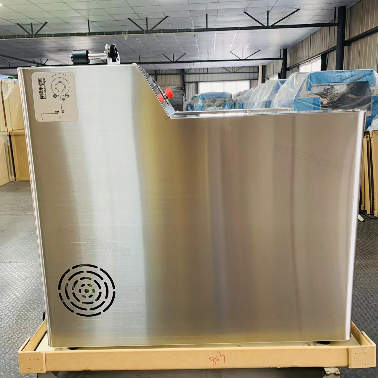 Super X Automatic PE PO PVC Stretch Cling Film Tray Wrapping Packaging Machine