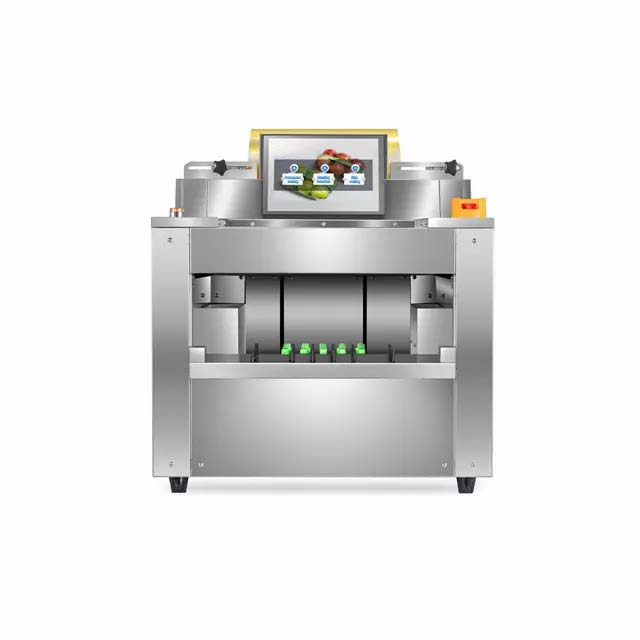 Super 900 Tabletop Automatic Cling Film Tray Wrapping Machine for Food Packing