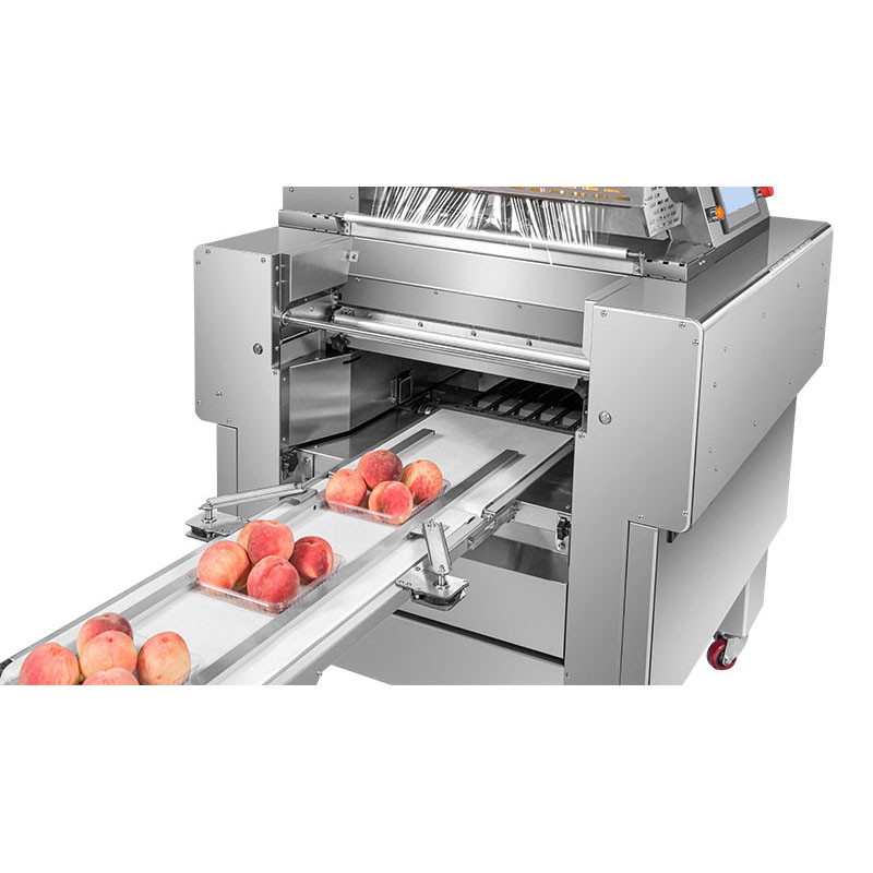 AR25 Automatic Fruit Vegetables Packing Cling film Tray Wrapping Machine
