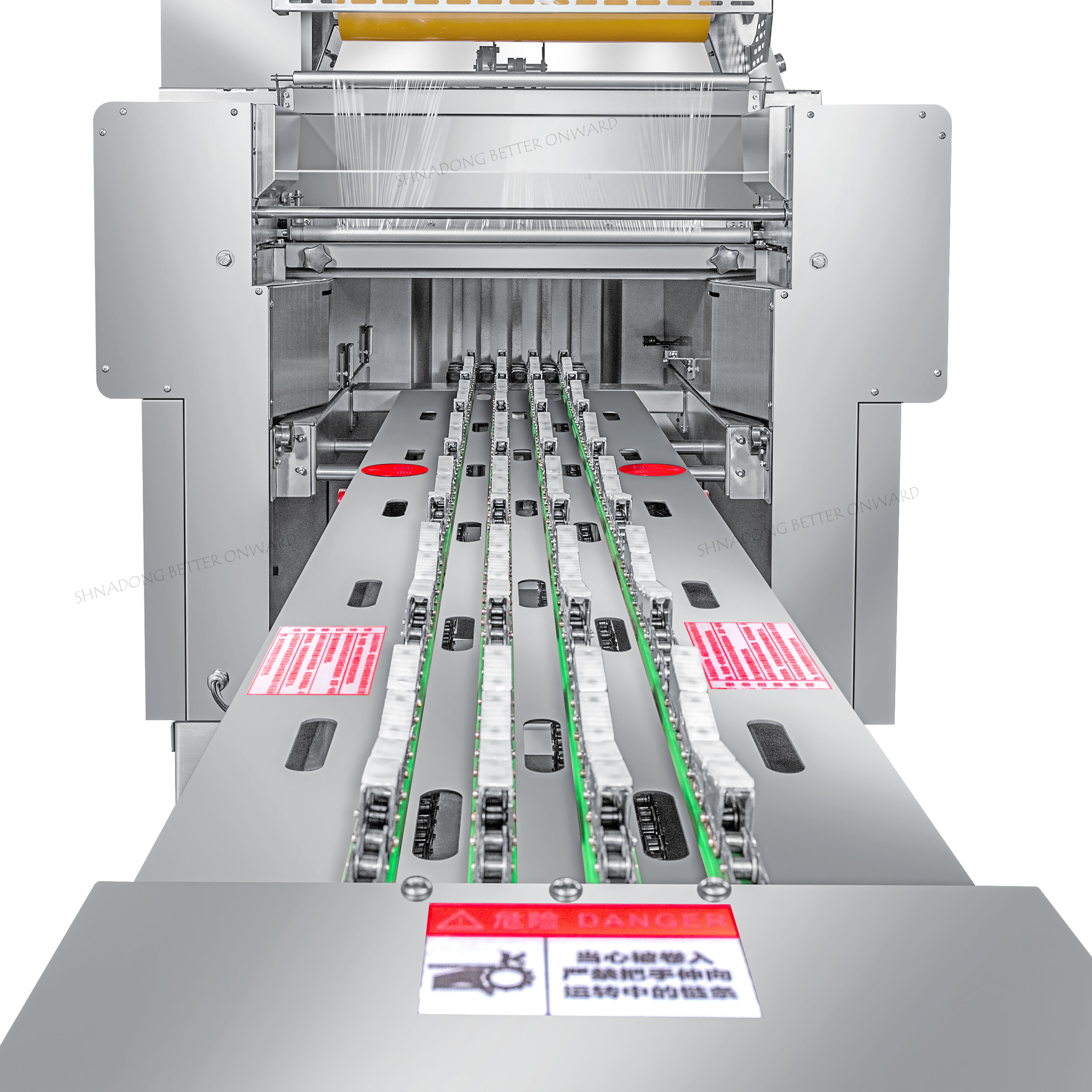 AR25L Continuous Type Fruit Packaging Cling Film Wrapping Machine