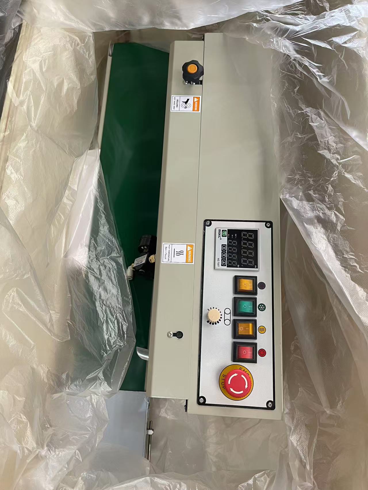 DBF1000AN Nitrogen Gas Flushing Continuous Band Sealer Plastic Bags Sealing Machine with Printing