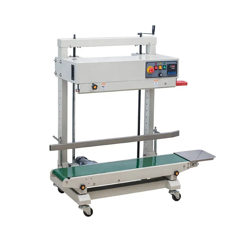 FR-1100V Automatic Vertical Plastic Film Bags Band Sealer Heat Sealing Packing Machine