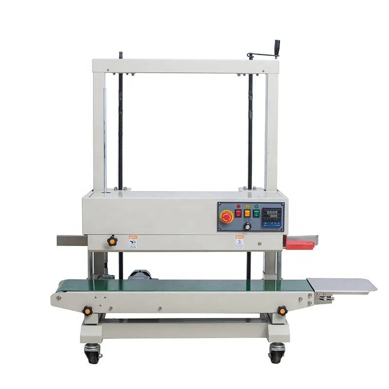 FR-1100V Automatic Vertical Plastic Film Bags Band Sealer Heat Sealing Packing Machine