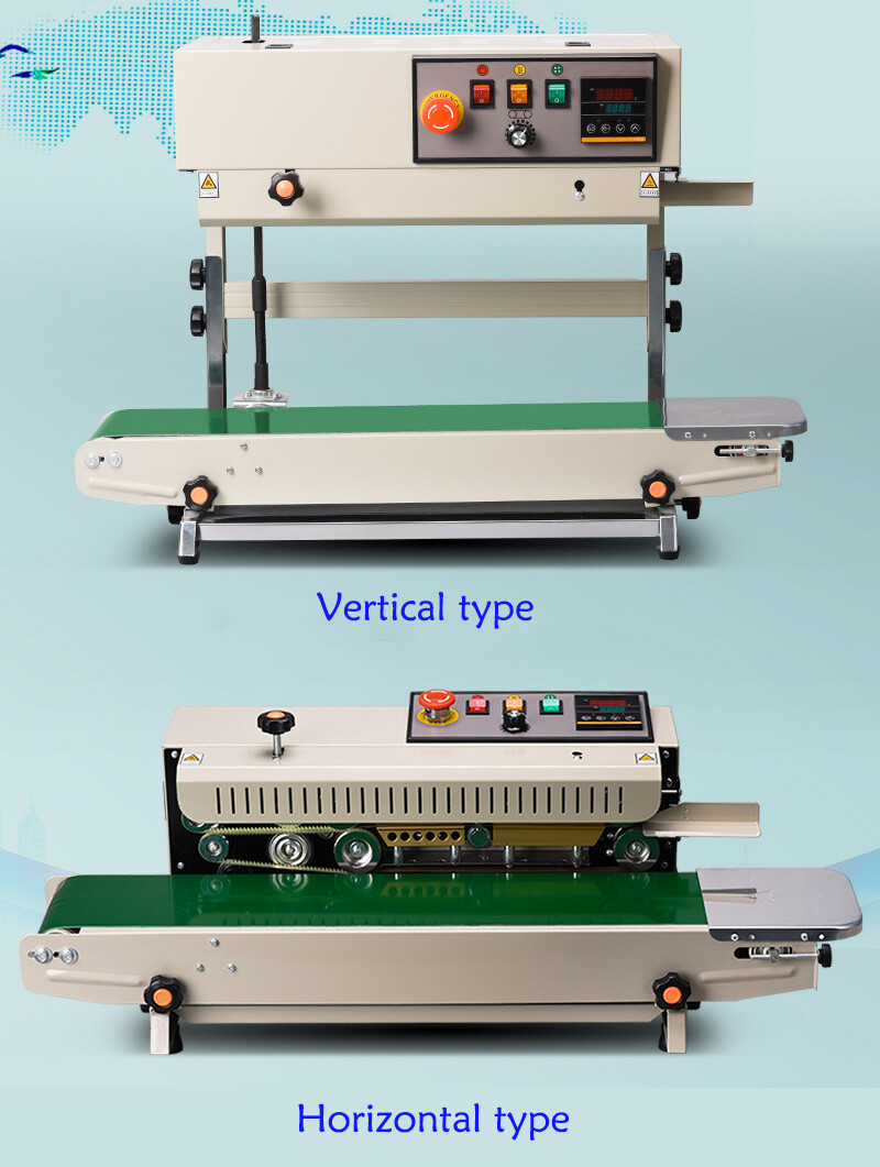 FR-770 Automatic Plastic Bag Sealing Machine Continuous Band Sealer 