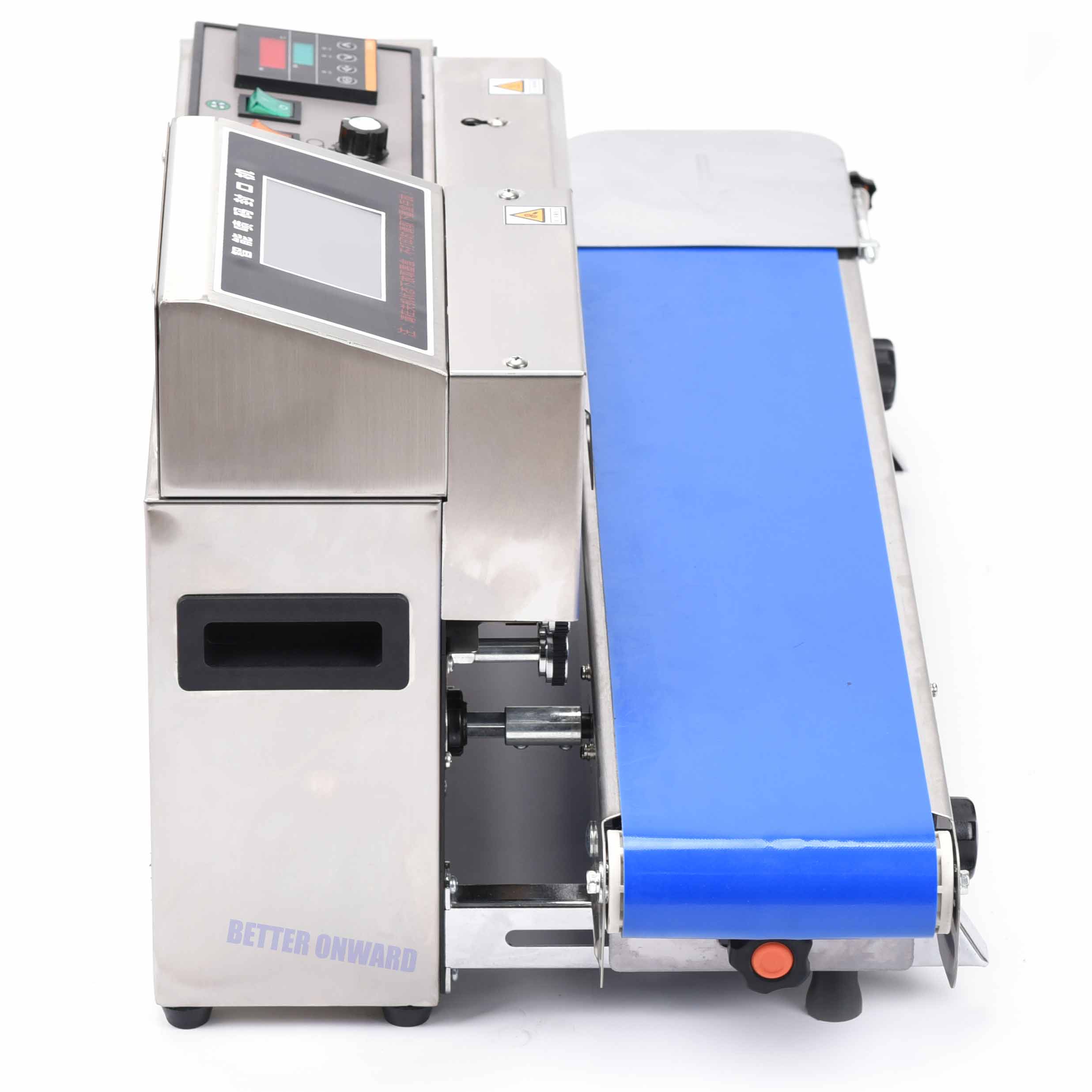 FR-1600 Intelligent Inkjet Printing Continuous Band Sealer Aluminum Foil Food Plastic Bag Sealing Machine