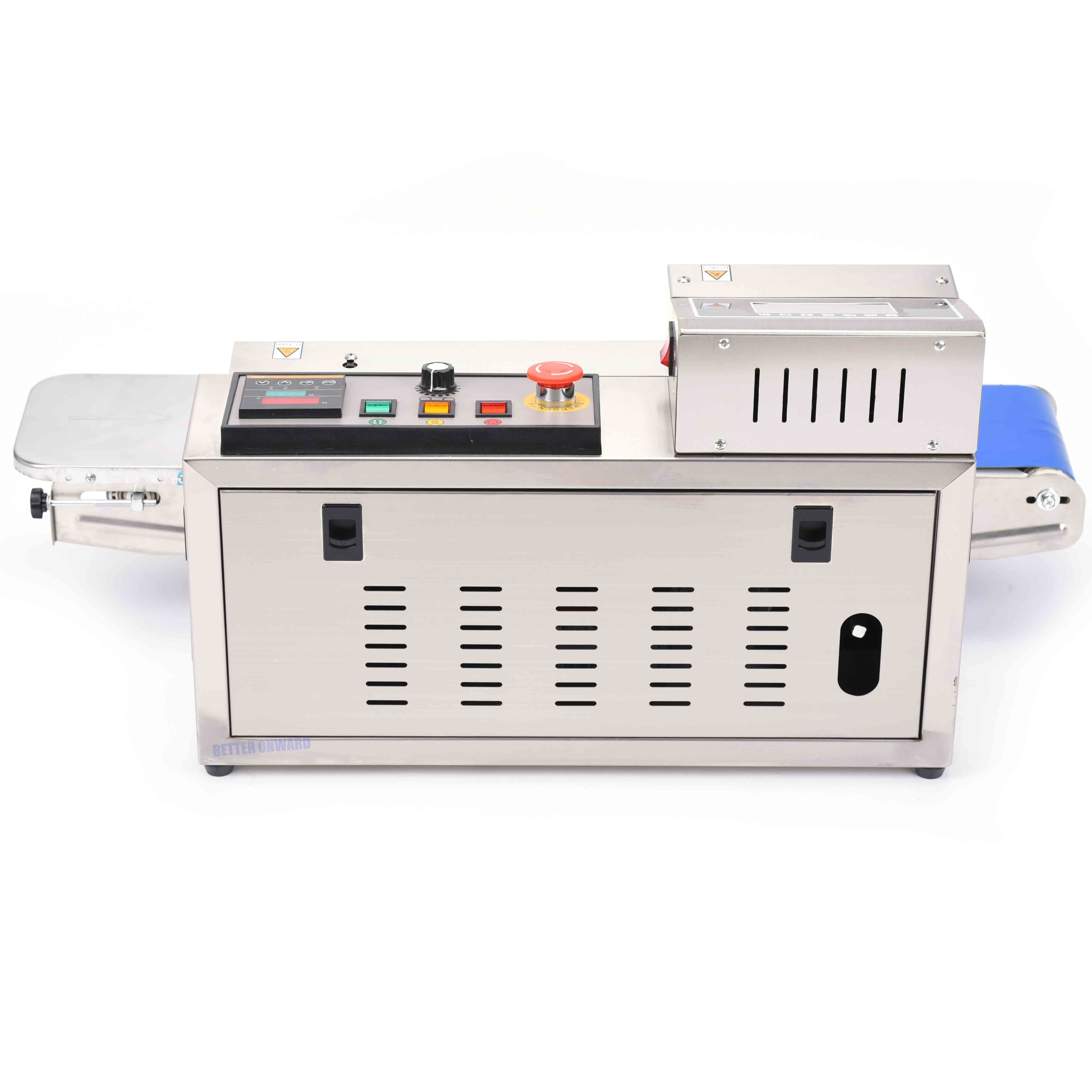 FR-1600 Intelligent Inkjet Printing Continuous Band Sealer Aluminum Foil Food Plastic Bag Sealing Machine