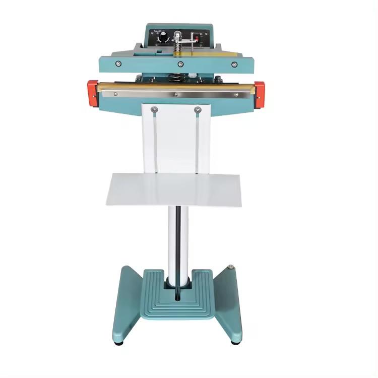 PFS-F350 PFS-F450 PFS-F600 Electric Plastic Film Band Sealer Foot Pedal Food Bags Impulse Heat Sealing Machine