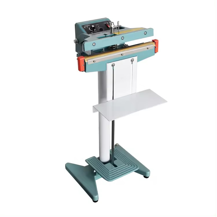 PFS-F350 PFS-F450 PFS-F600 Electric Plastic Film Band Sealer Foot Pedal Food Bags Impulse Heat Sealing Machine