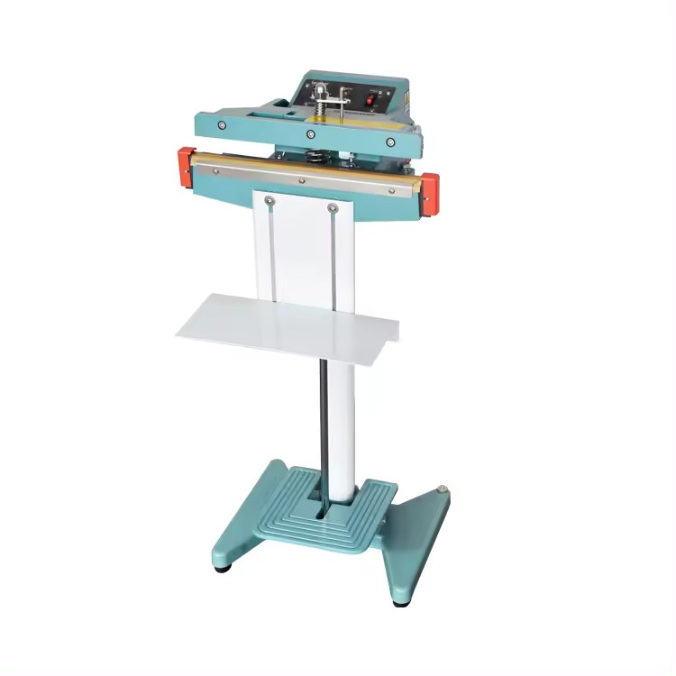 PFS-F350 PFS-F450 PFS-F600 Electric Plastic Film Band Sealer Foot Pedal Food Bags Impulse Heat Sealing Machine