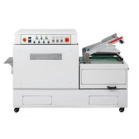 DFS-450 Semi-Automatic Continuous Conveying Food Biscuit Cookie Box Package Plastic Film L Type Seal-Cut-Shrink Wrapping Machine