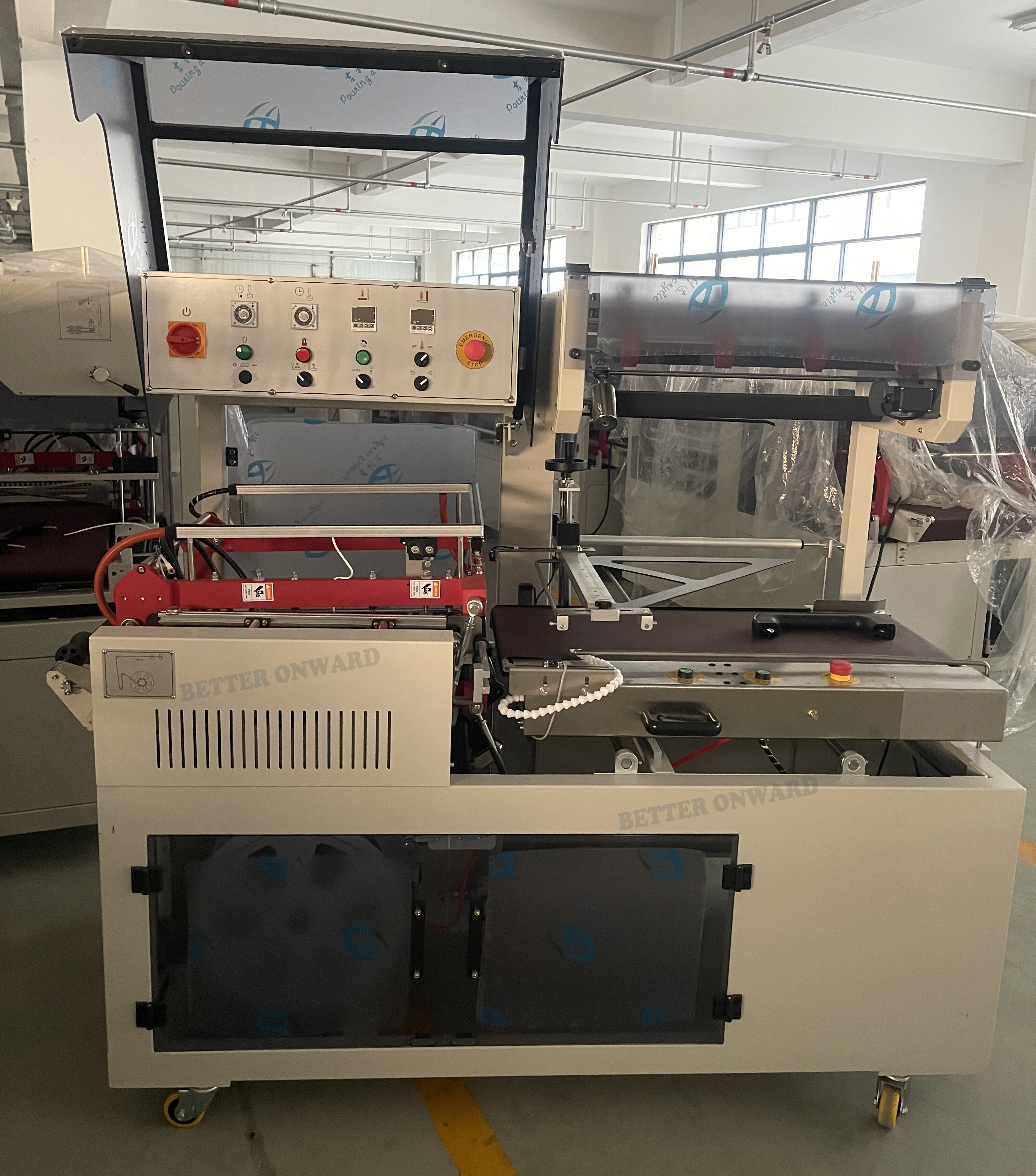 DQL5545S & DSD4520 Plastic Film L Bar Sealer Sealing Shrink Package Wrapping Machine for Egg Tray DQL5545S & DSD4520 Plastic Film L Bar Sealer Sealing Shrink Package Wrapping Machine for Egg Tray