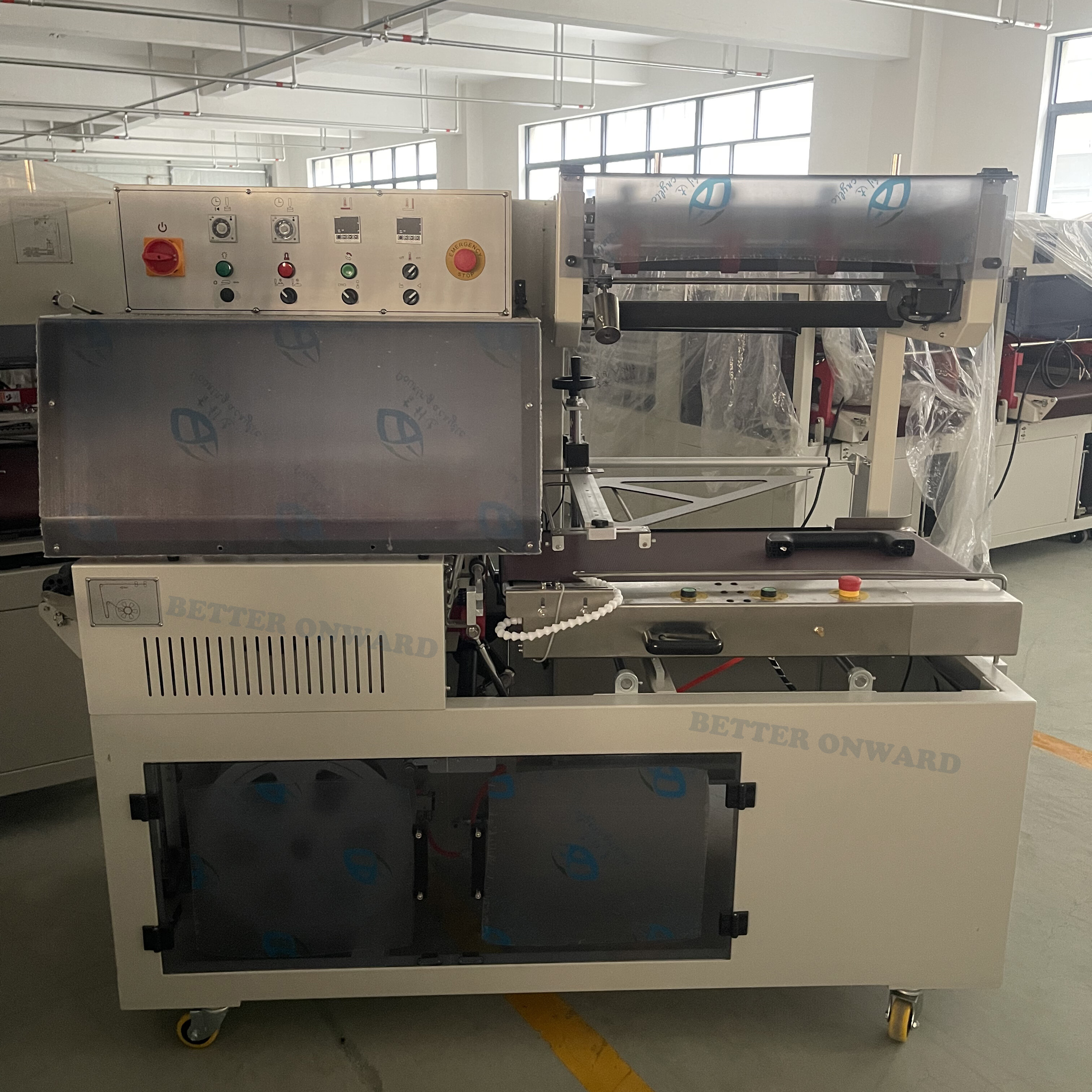DQL5545S & DSD4520 Plastic Film L Bar Sealer Sealing Shrink Package Wrapping Machine for Egg Tray DQL5545S & DSD4520 Plastic Film L Bar Sealer Sealing Shrink Package Wrapping Machine for Egg Tray