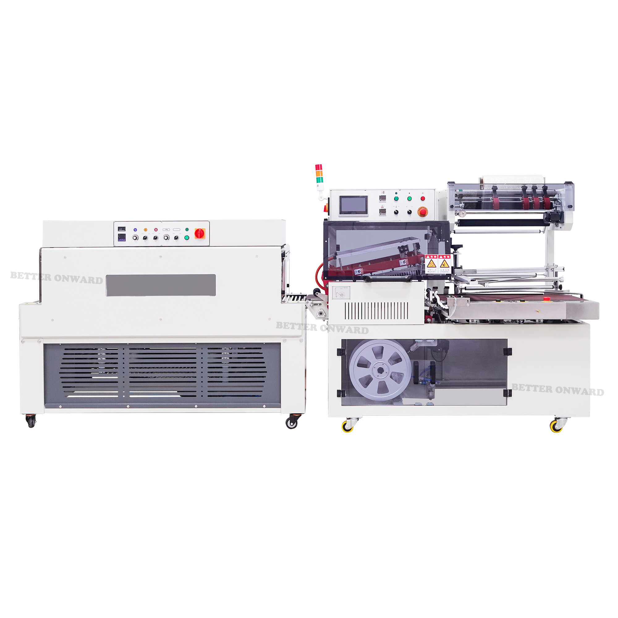 DQL5545SG & DSC4525L High Speed Automatic Plastic Film L bar Sealer and Shrink Packaging Machine