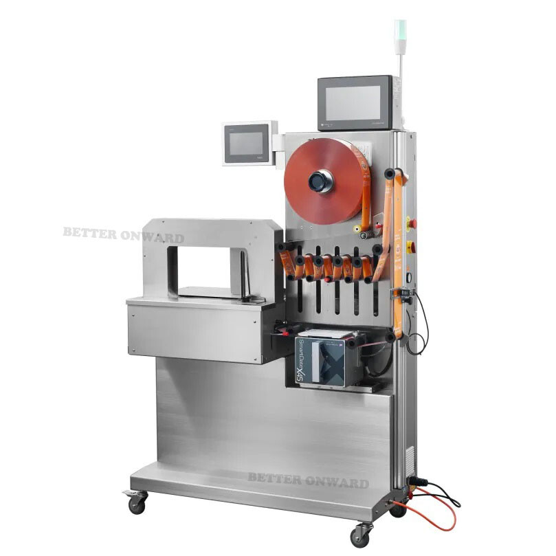 WK06-50C3-MRQ Vacuum Feed OPP Film Kraft Paper Band Banding Machine