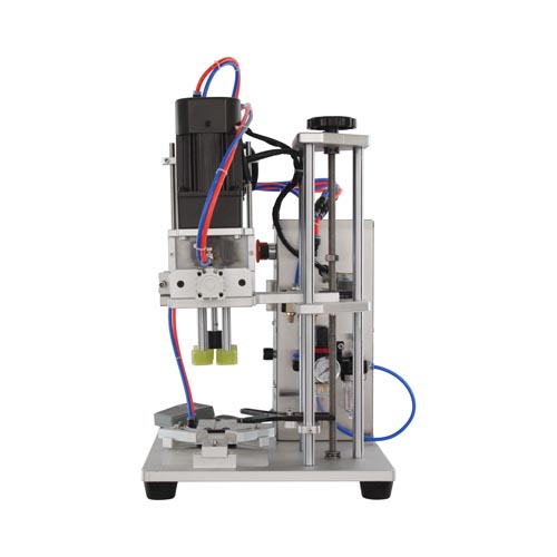 DHZ-550B Semi-automatic Tabletop Plastic Glass Bottle Plastic Cover Capping Machine with Bottle Holding