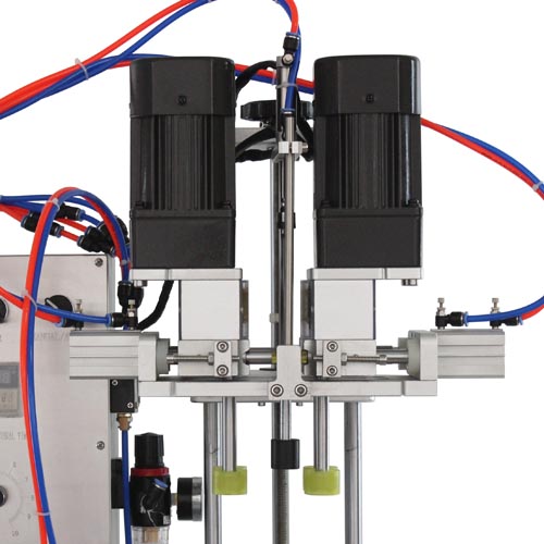 DHZ-550B Semi-automatic Tabletop Plastic Glass Bottle Plastic Cover Capping Machine with Bottle Holding