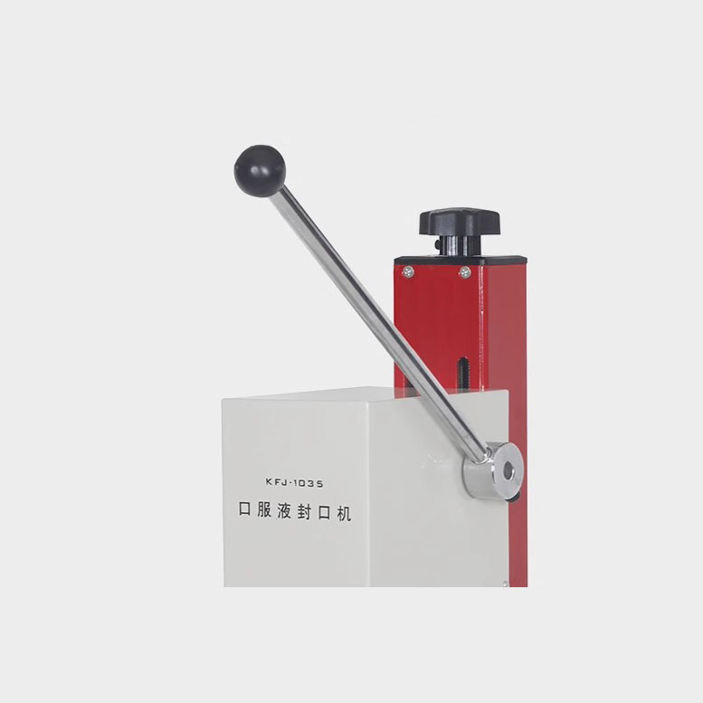 KFJ-1035 Semi-automatic Essential Oil Glass Bottle Aluminum Caps Sealing Machine