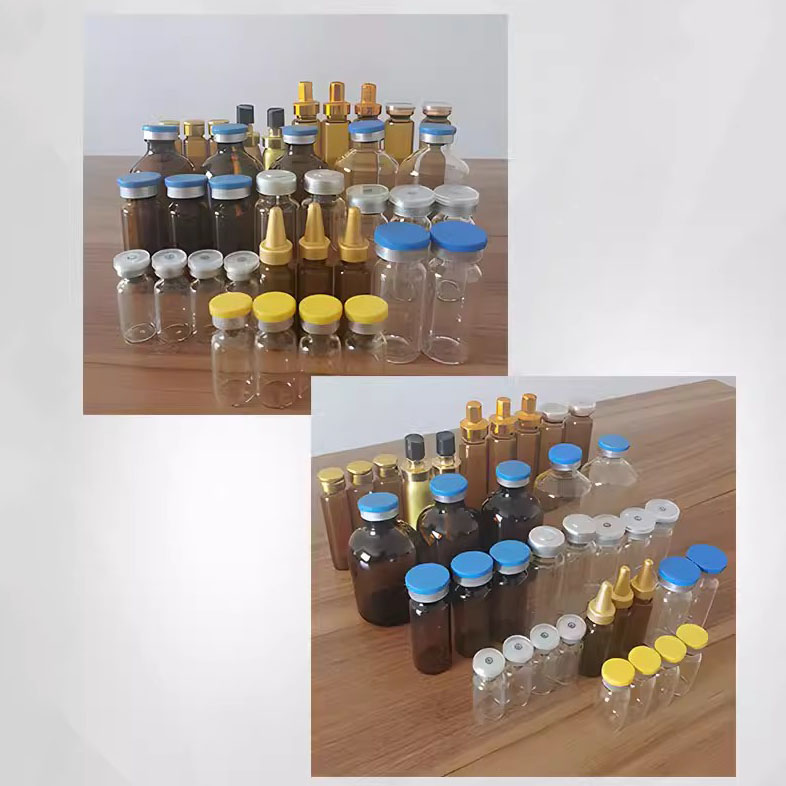 KFJ-1035 Semi-automatic Essential Oil Glass Bottle Aluminum Caps Sealing Machine