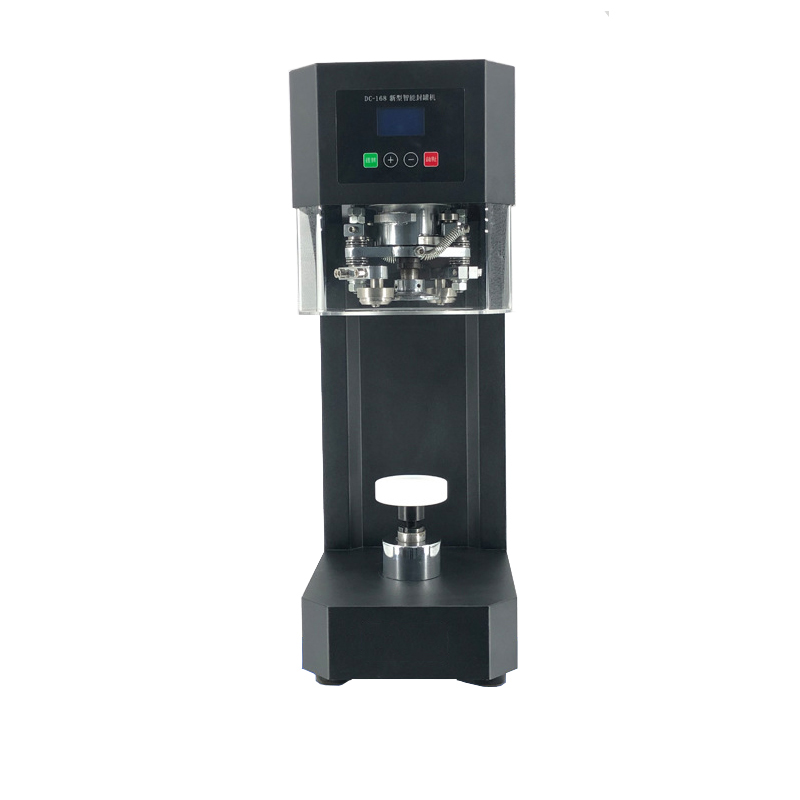DC-168 Automatic Food Milk Drinks Plastic Bottle Beverage Zip-top Can Cover Sealing Machine