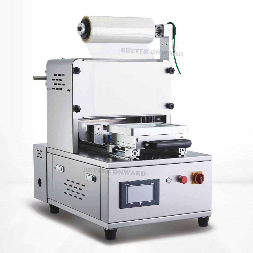 TD1-VS Electric Skin-Pack Vacuum Packaging Tray Sealing Machine with Customizable Molds