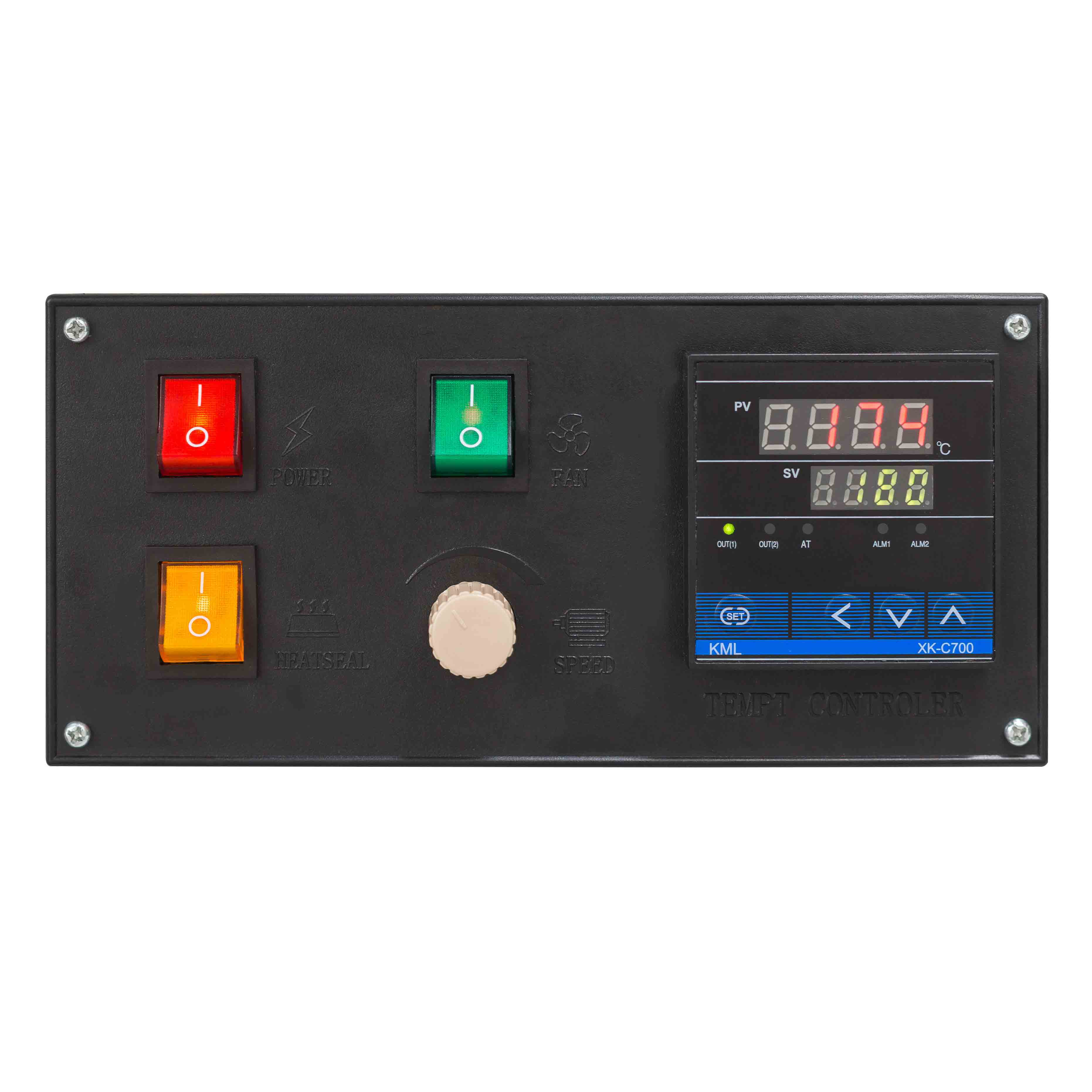 FR-800 Automatic Continuous Plastic Film Food Packaging Pouches Aluminum Foil Bags Heat Sealing Machine