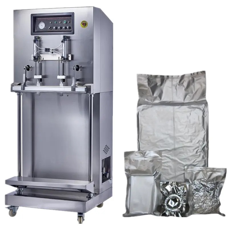 DZ-1000F External Vacuum Packaging Machine Vacuum Gas Filling Plastic Bags Sealing Machine
