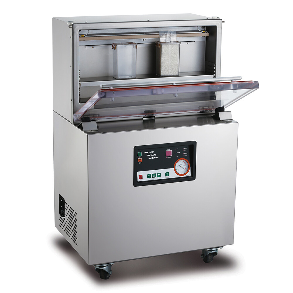 DZ-600L Rice Coffee Beans Vacuum Packer Pulses Pouches Brick Type Vertical Vacuum Packaging Machine