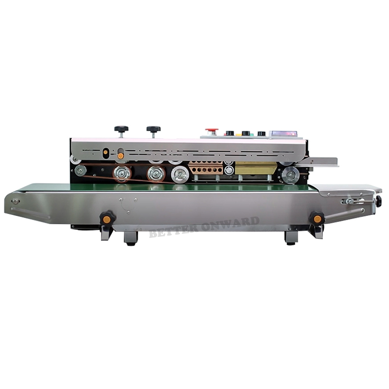 FRD-1000 Solid-ink Printing Horizontal Bags Band Sealer Plastic Film Sealing Machine