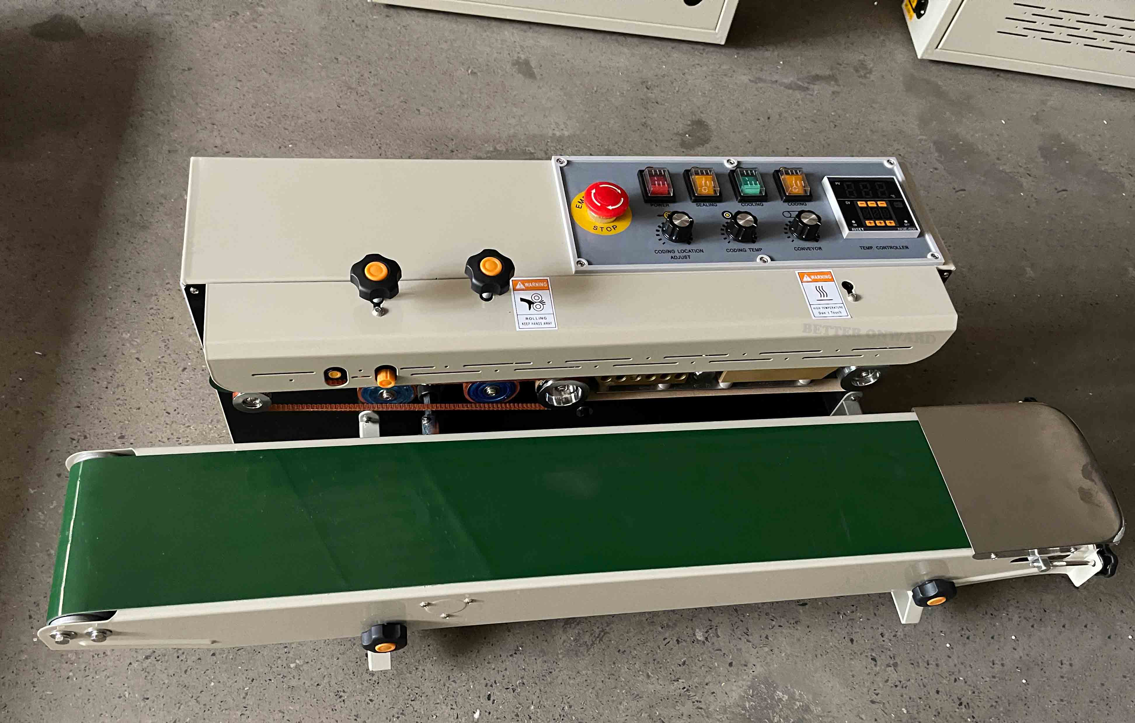 FRD-1000 Solid-ink Printing Horizontal Bags Band Sealer Plastic Film Sealing Machine