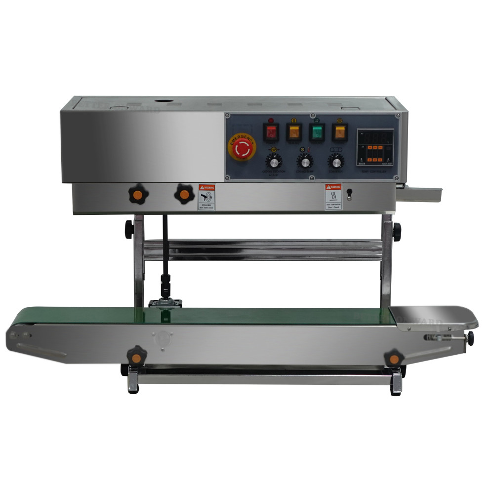 FRD-1000V Vertical Plastic Bags Band Sealing Machine with Solid-ink Coding