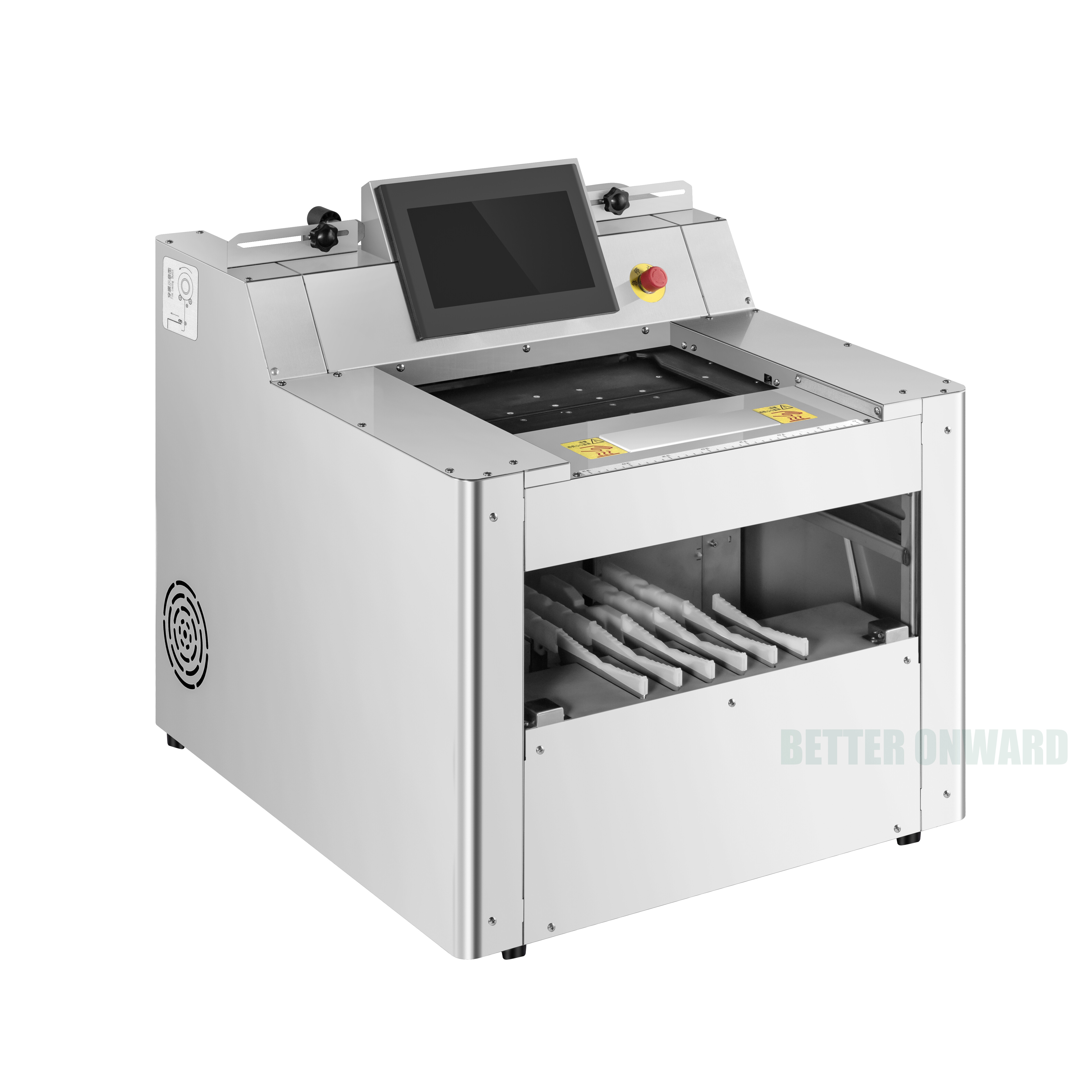 Super 900 Tabletop Automatic Cling Film Tray Wrapping Machine for Food Packing