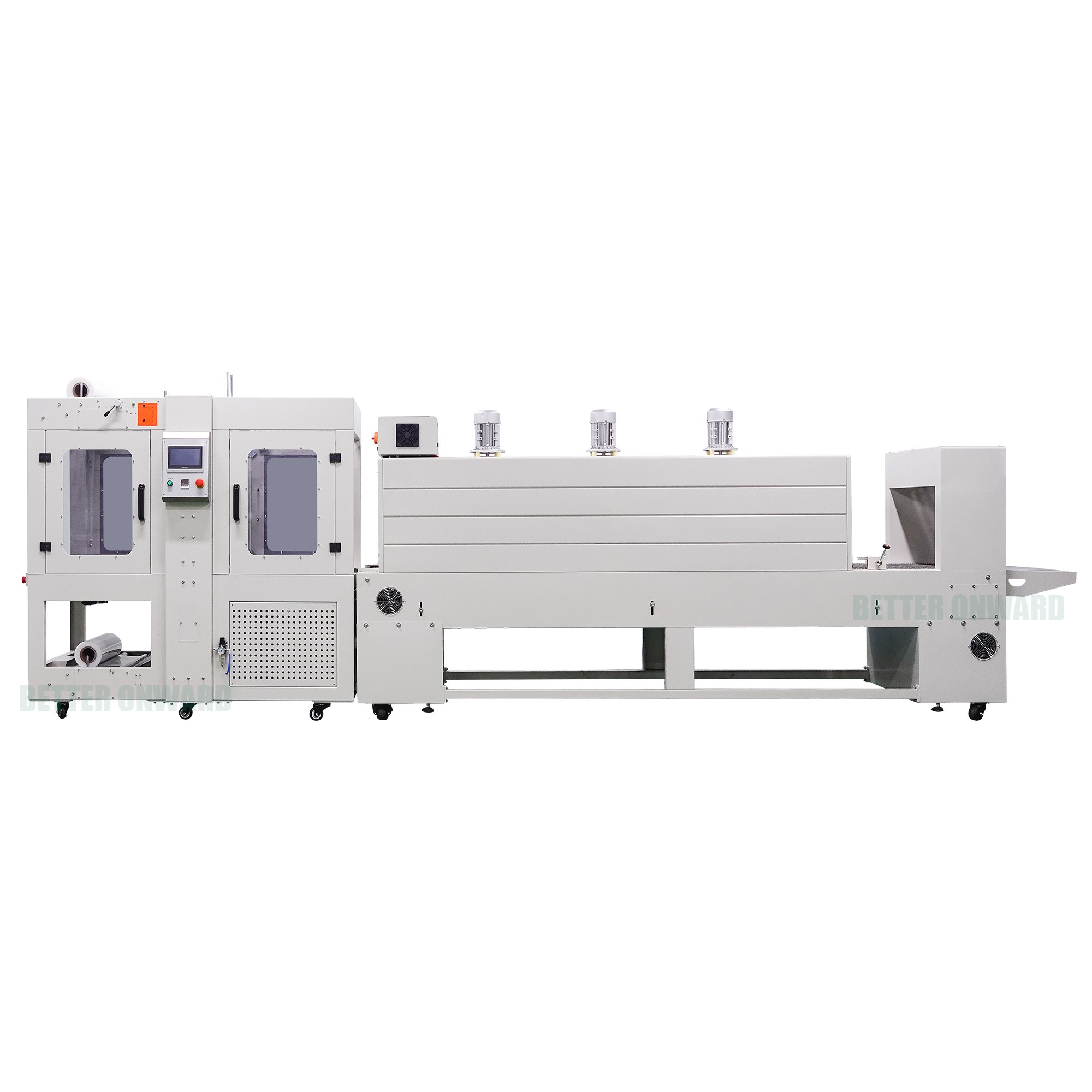 DQX6040SG High Speed Linear Plastic Film Sleeve Wrapping Machine with DSE6040L Shrink Packaging Machine