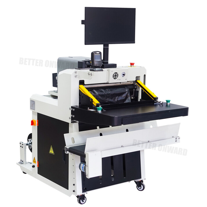 DFD50A Electric Vertical Intelligent Express Bags Sealing and Packaging Machine (with Instant Printing and Labeling Function)