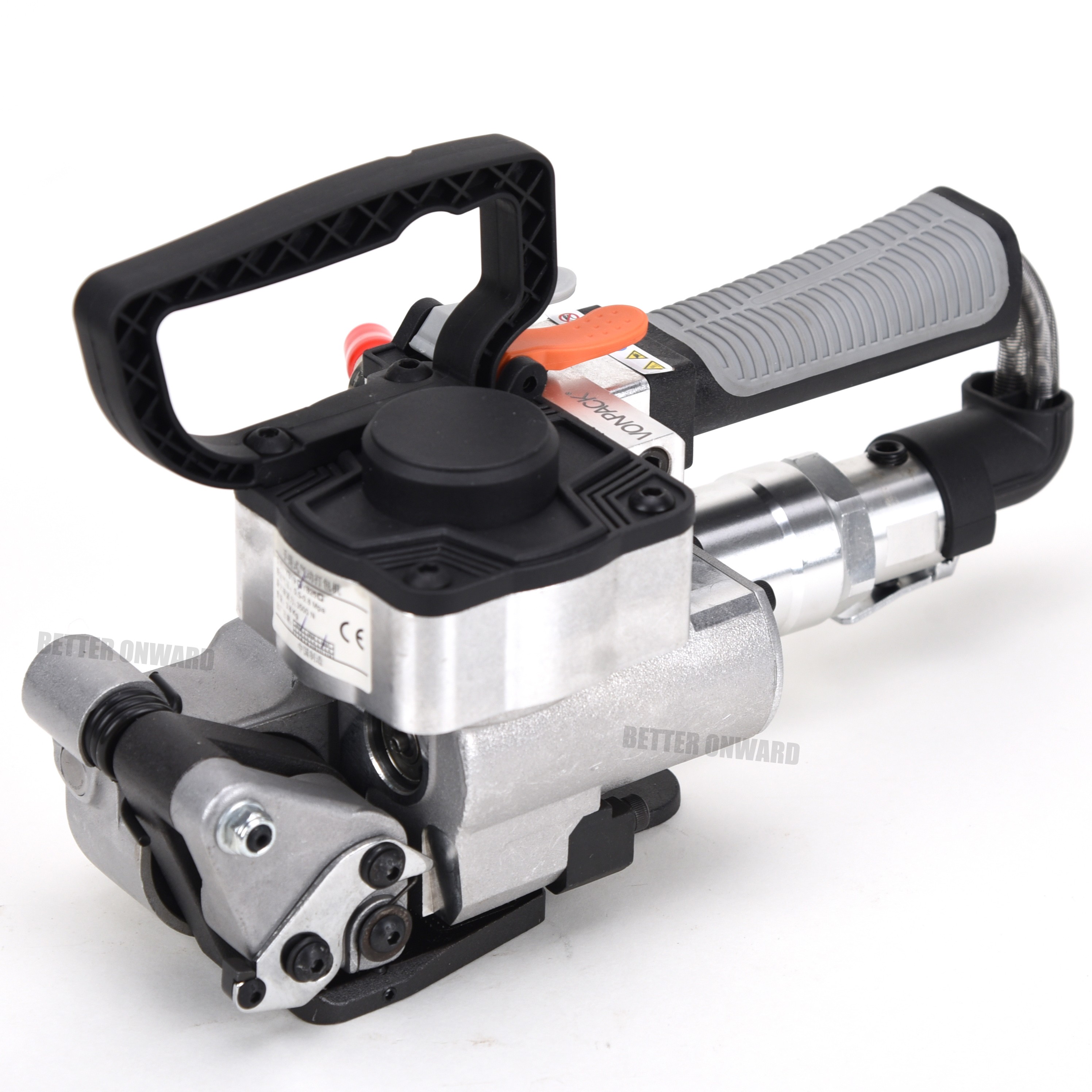 YB19 YB25 Pneumatic Buckle-free Strapping Tool Mini Handheld PP PET Plastic Packing Band Strapping Machine