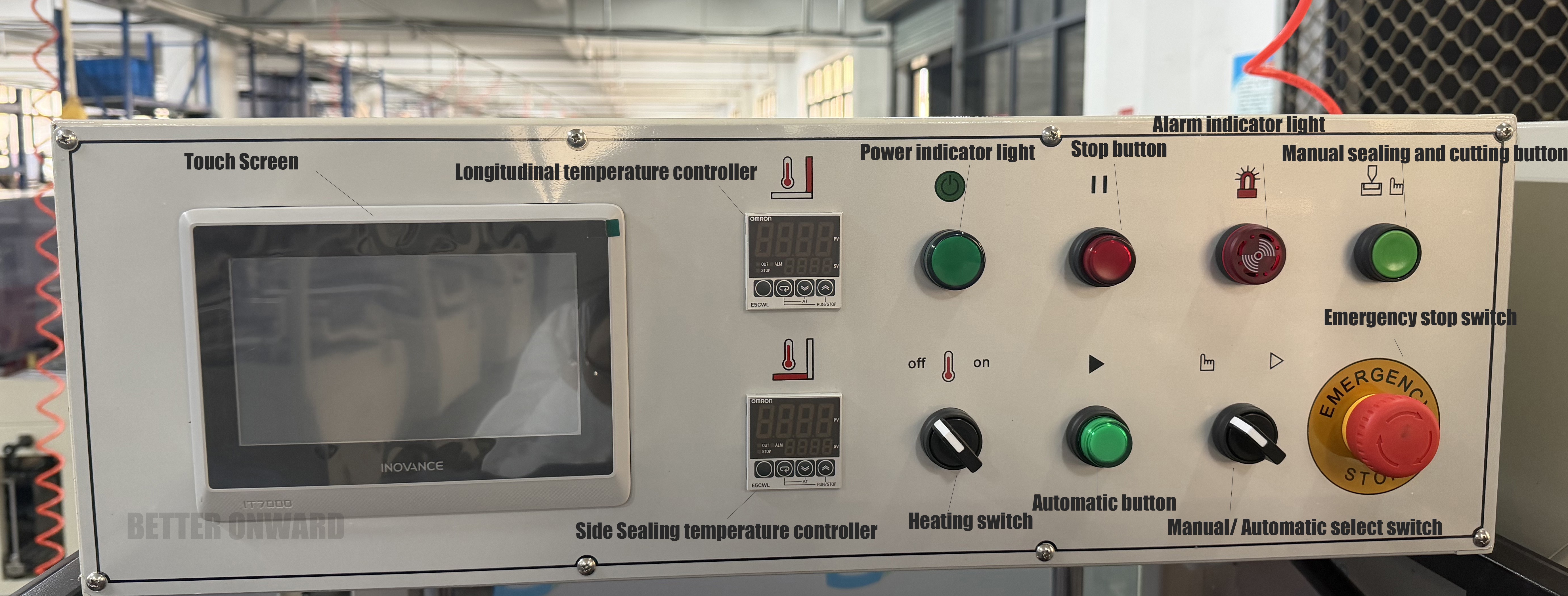 DQL5545PEG Automatic Plastic PE Film L bar Sealing and Cutting Machine Express Bags Packaging Machine