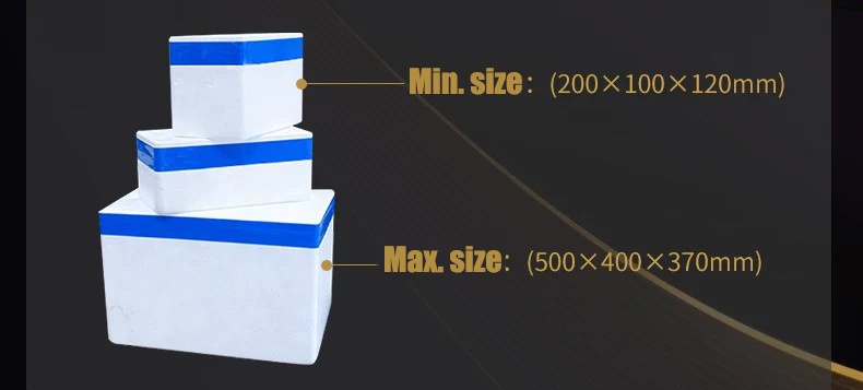 FXW5040H Automatic Pneumatic Fruit Seafood Foam Boxes Wrapping and Sealing Machine