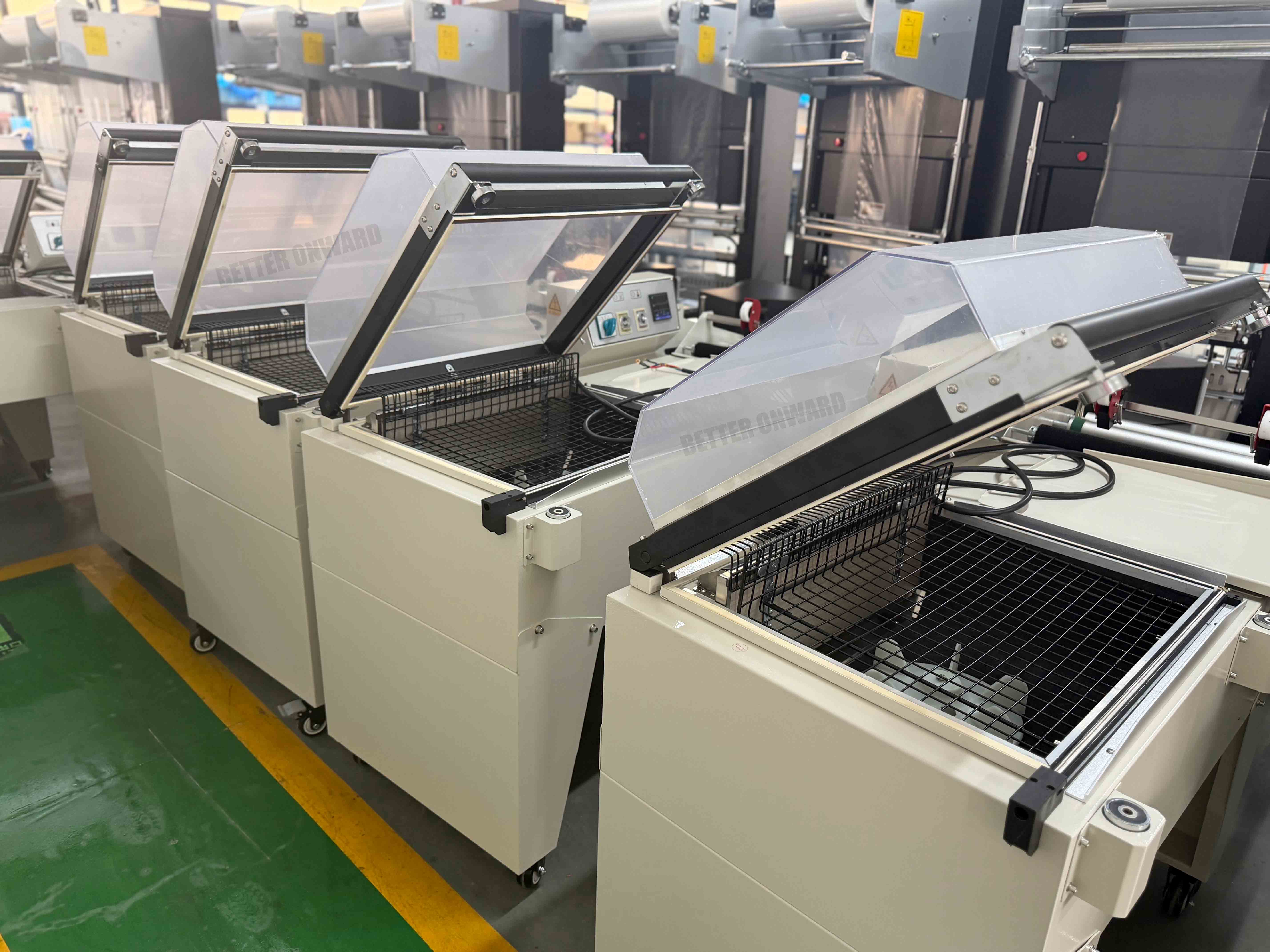 DFM5540 Semi-automatic 2 in 1 Plastic Film L bar Sealing and Cutting and Heat Shrink Wrapping Machine