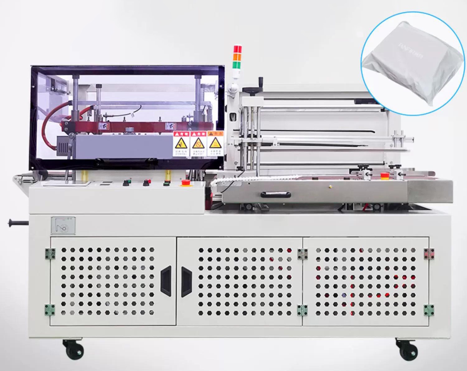 DQL7560PEG Automatic Plastic PE Film L bar Sealing and Cutting Machine