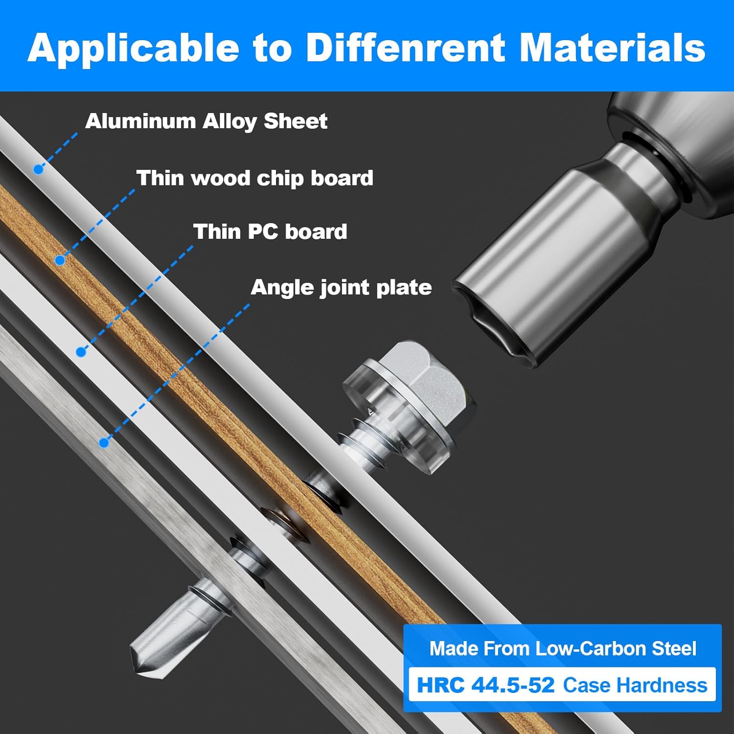 Self Tapping Screws, Sheet Metal Screws , Self Drilling Screws for Metal with Hex Washer Head