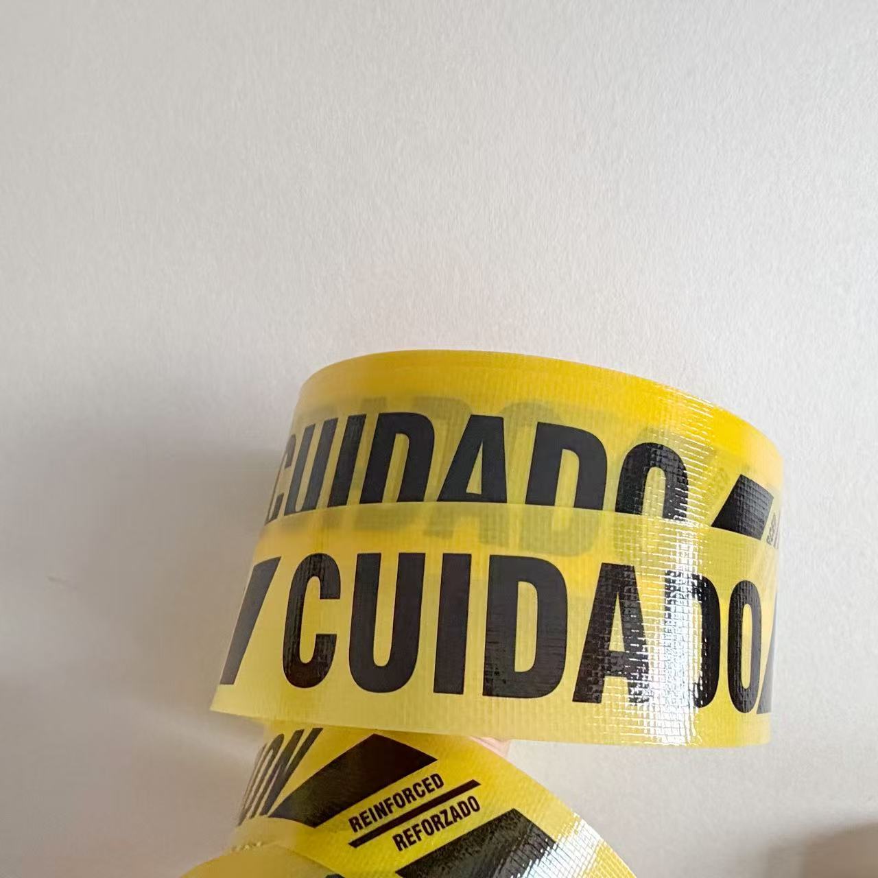 Detectable underground warning tape