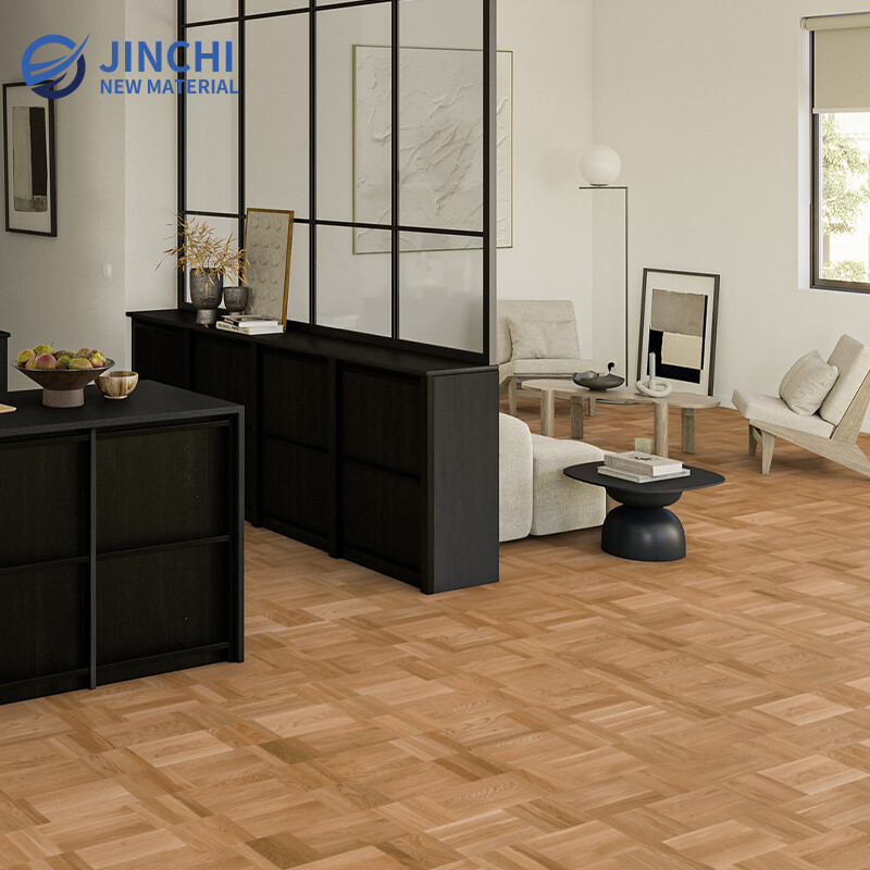 Classic Basket Pattern Natural Oak Wood Flooring