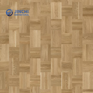 Classic Basket Pattern Natural Oak Wood Flooring